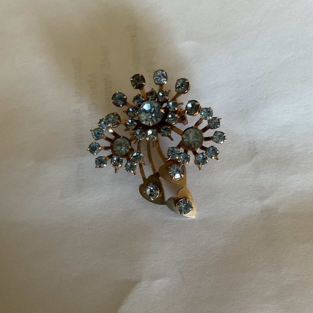 Elegant Vintage Starburst  Brooch
